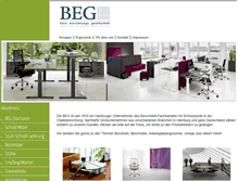 Tablet Screenshot of beg-hamburg.de